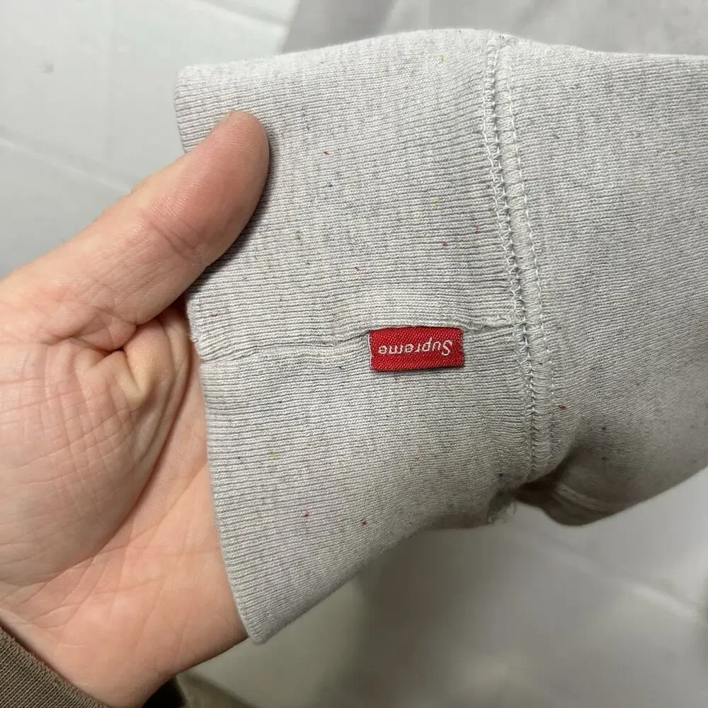 Supreme Drop Shadow Hooded Sweatshirt “Heather Gray” FW20 - Picture 11 of 11